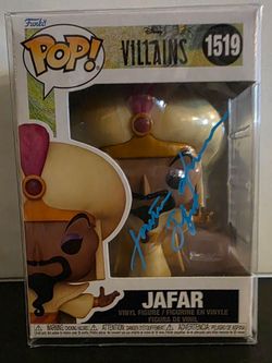 Funko Pop! Disney Villains Jafar #1519 Signed by Jonathan Freeman with COA