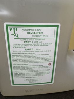 White Mountain Imaging T-2 Automatic X-Ray Developer Concentrate