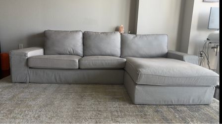 IKEA KIVIK Sectional Sofa w/ Chaise – $325