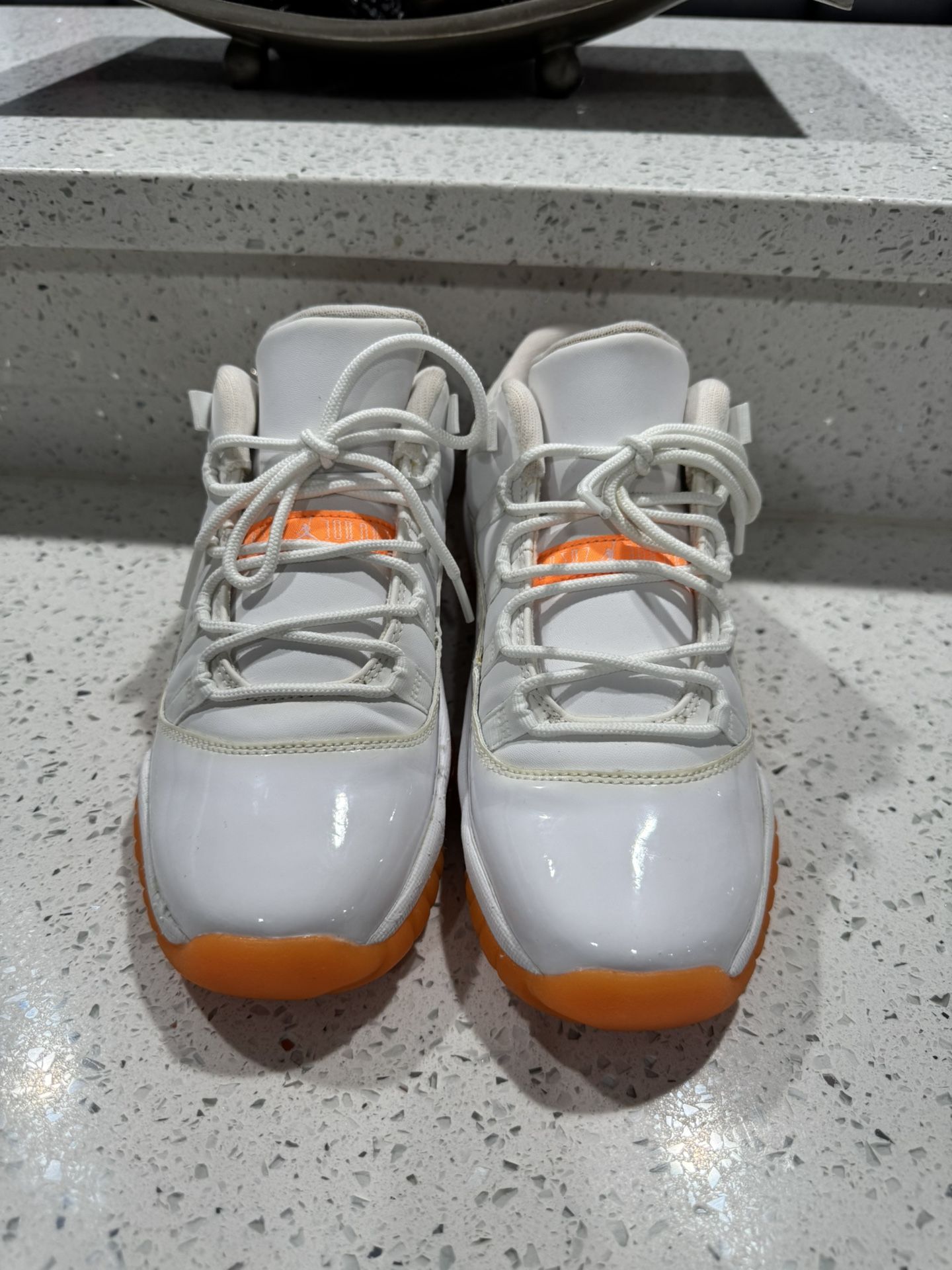 Nike Air Jordan Retro 11 Low GG White Citrus Size 5y 580521-139 Women’s 6.5