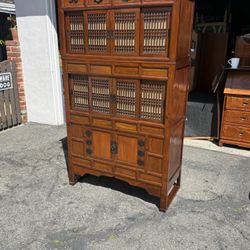 Korean Kitchen Tansu Cabinet 19th Century 
