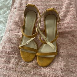 Size 5 1/2 Yellow Heels 