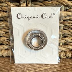 Origami Owl Silver Nesting Bubbles Swarovski Crystal Jewelry Locket Necklace New 2nd 3rd 4th and 5th pictures are sample of how you can wear these.  N