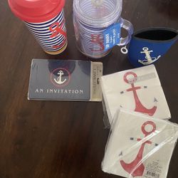 Lot Of Anchor Themed Items 