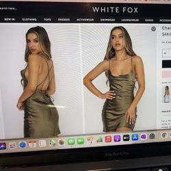 White Fox Chain Of Hearts Dress