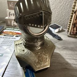 Vintage Medieval Knight Helmet Mini Radio