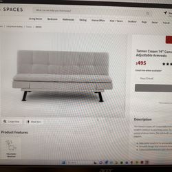 Convertible Futon Sofa Bed