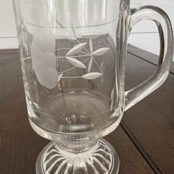 Vintage Crystal Coffee Mugs