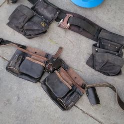 Construction Belt And Helmet 