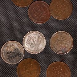 Lincoln Wheat Pennies 