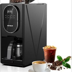 ROYBAR Drip Coffee Maker – Programmable, Glass Carafe