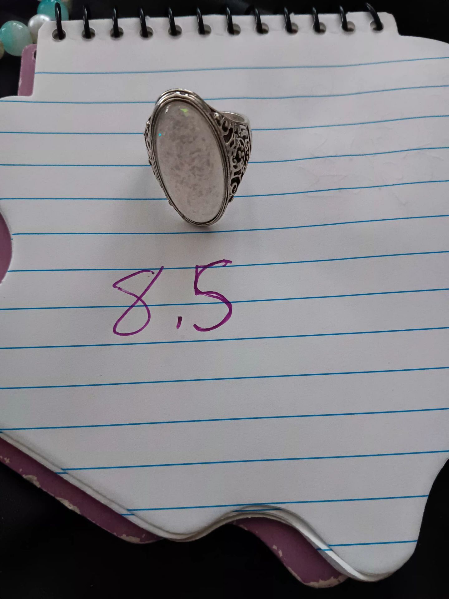 One opal ring size 8.5