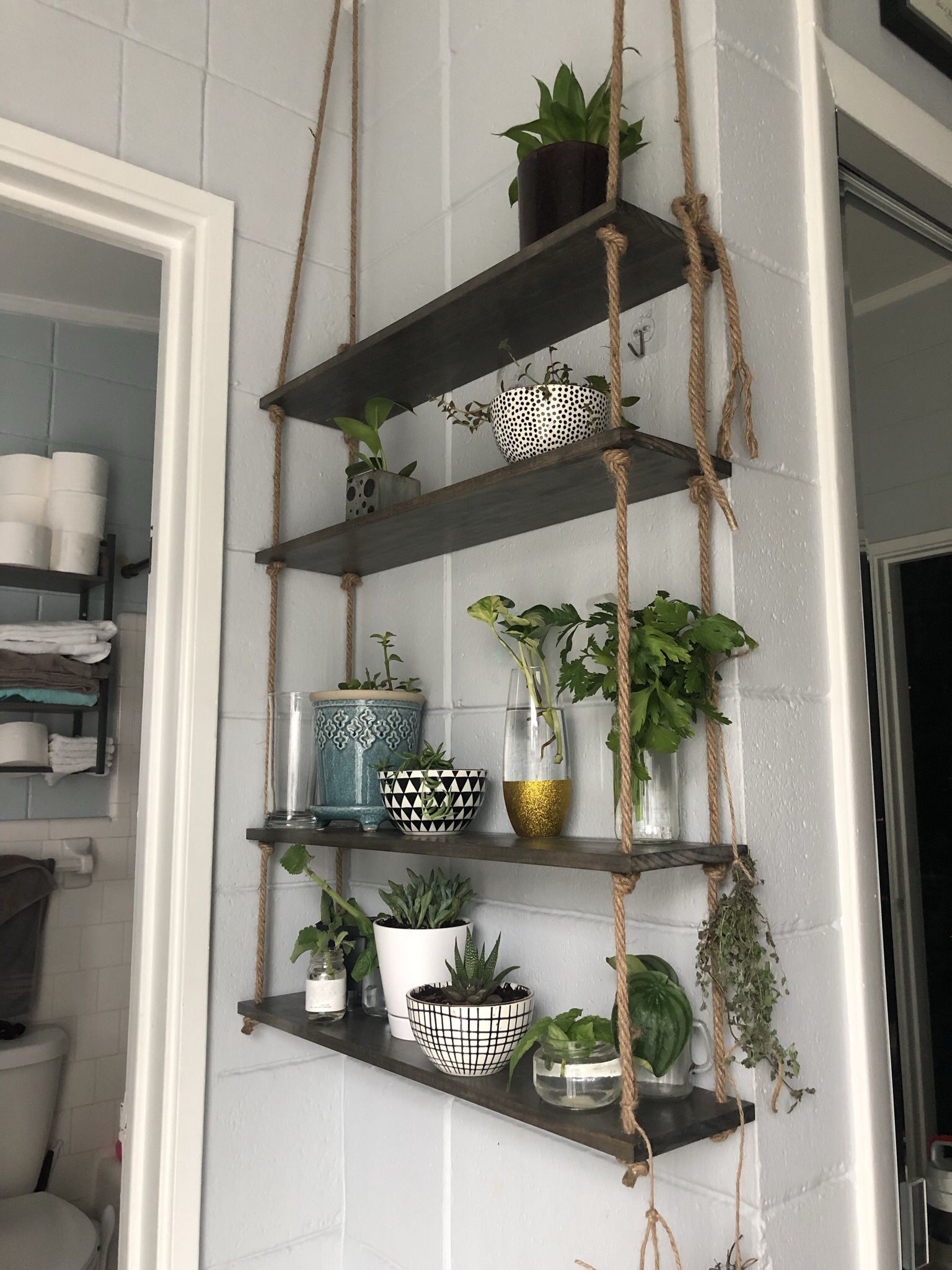 Custom Wall Ceiling Hanging Shelves