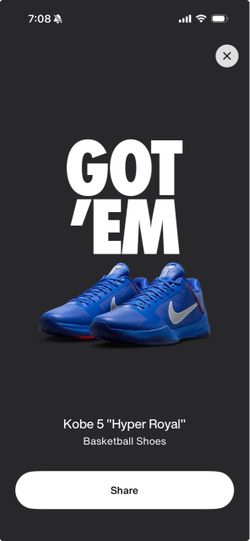 Kobe 5 “Hyper Royal”