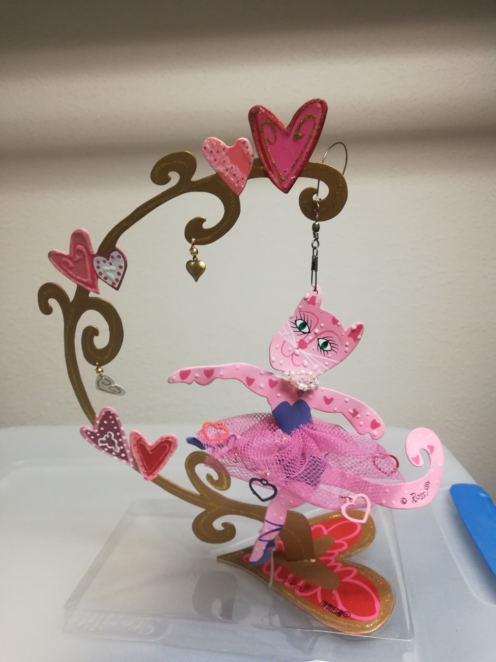 Ballerina Cat Ornament "Fanciful Flights" Karen Rossi