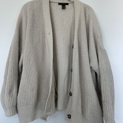 Beige Cardigan 
