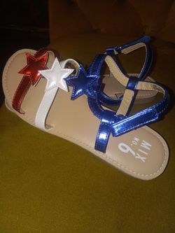 Mix No. 6 Star Sandals Red White Blue