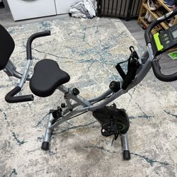 Folding Exercise Bike, Used Couple Time Lol