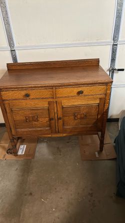 Antique Oak Cabinet