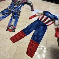 Transformer And Captain America Costume (Adult Size)