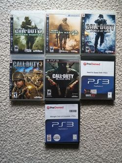 PS3 Game Bundle. All or none.
