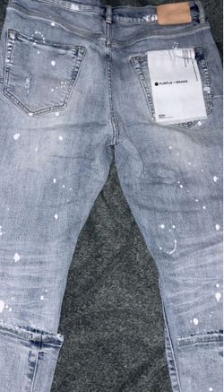 Purple jeans