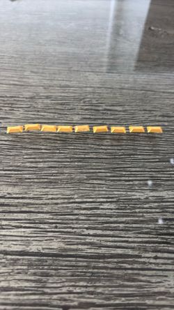 Mini 3D Printed Yellow Gold Bars 35 pc.