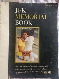 JFK Memorial Book by LOOK Magazine