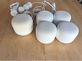 Google Nest AC2200 WiFi Router w/ 4 mesh pods. Works amazing throughout large homes.