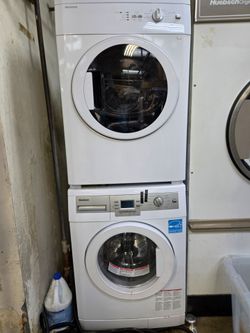 Blomberg Stacked Front Load Washer & Dryer Set - Cash Only / Serious Buyers