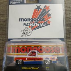 1979 Chevrolet Silverado Pickup Truck "Mongoose Factory Team" series Diecast  M2 Machines 