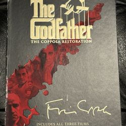 THE GODFATHER DVD SET THE COPOLLA RESTORATION CLASSIC MAFIA MOVIES 