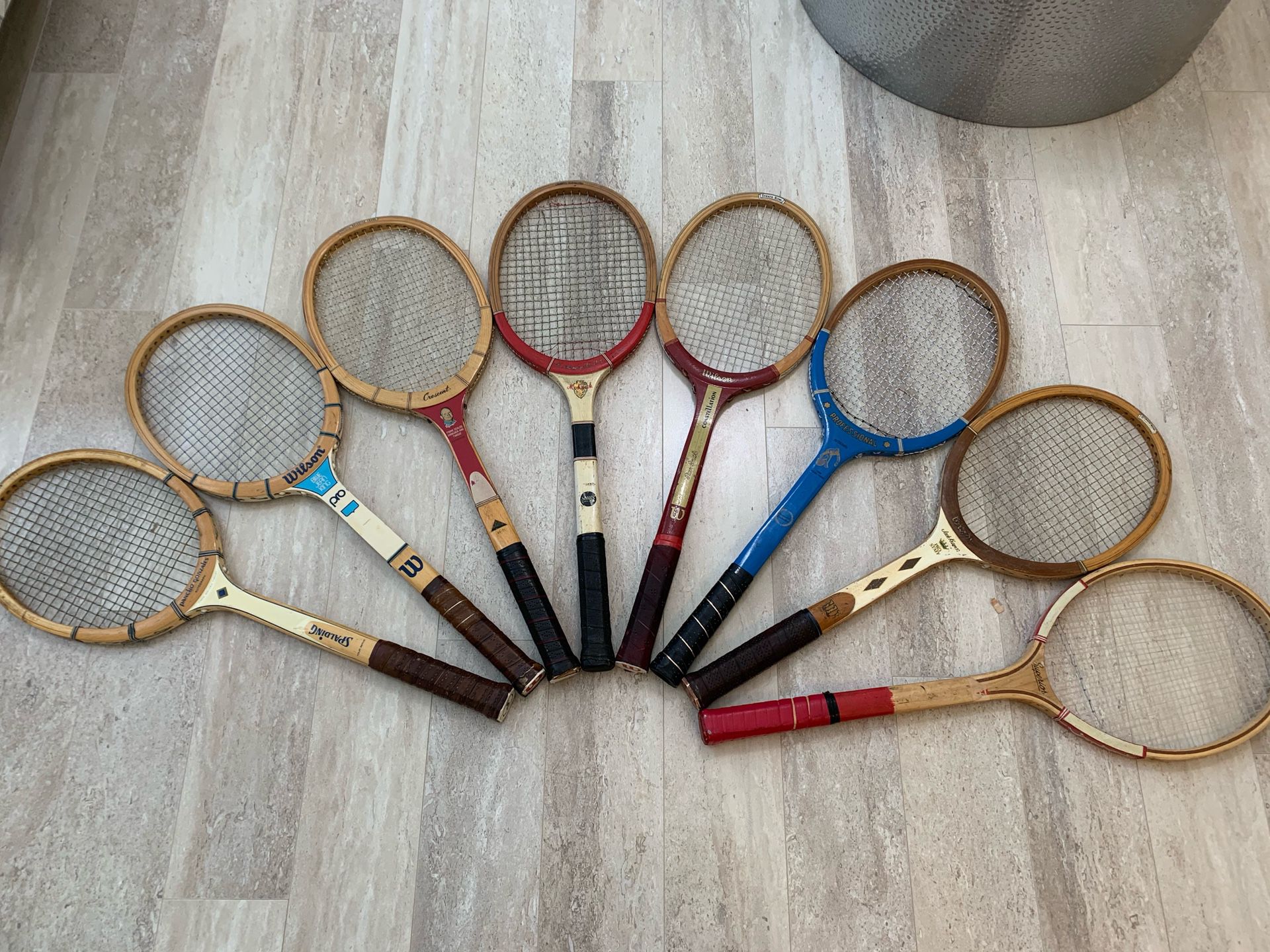 Vintage Wooden Tennis Rackets