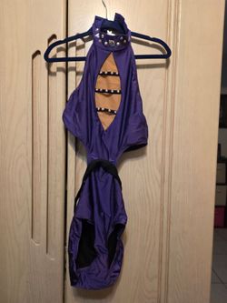 Dance leotard  with rhinestone