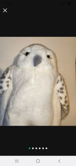 HARRY POTTER OWL  PLUSH BACKPACK