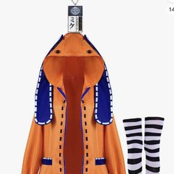 TopOneer Anime Runa Yomozuki Cosplay Costume Hoodie Jacket Outfit Pullover Halloween for Women Adult Size S