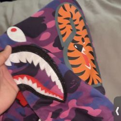 Purple Bape Hoodie