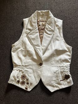 Vintage Cowgirl Leather Vest 