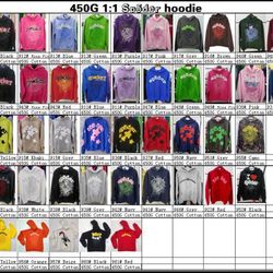 Spider Hoodies (PICK ONE FROM THE PICTURE)