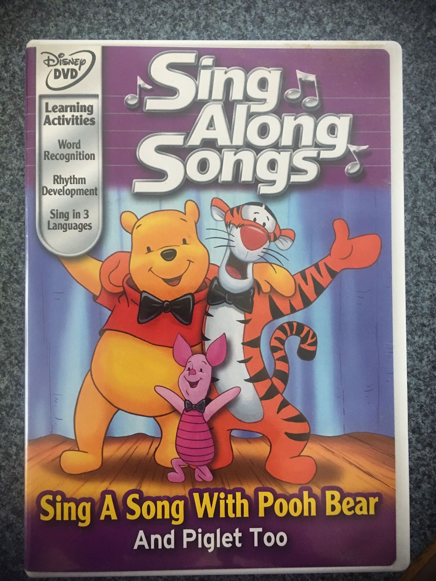 Sing along songs with Pooh bear and piglet and many other great movies