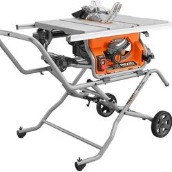 Ridgid 15 Amp 10 In. Portable Pro Jobsite Table Saw With Stand | R4514