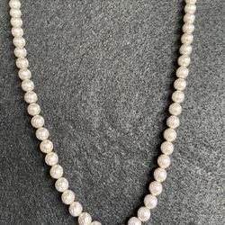 Vintage Crown Trifari Hang Tag Pineapple Silver Ball Necklace 24”