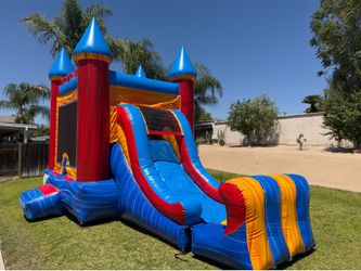 Jr combo dry slide/water slide & pool option