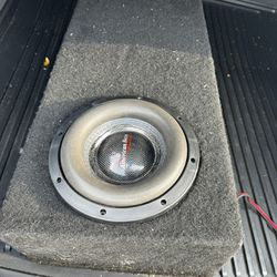 8" American Bass Sub In Ported Box