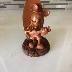 Disney Mickey Mouse Surfboard and Ukulele  Figurine 