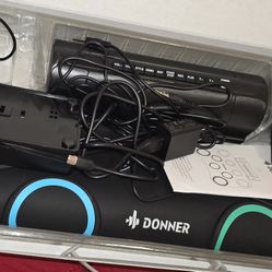 Donner Electronic Drum Set for Kids,7 Pads Roll-up Silent Electric Drum Pad, Gift Toys for Beg