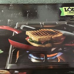 Lodge Cast Iron Grill Pan With Press
