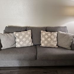 Gray Couch Set From Living Spaces 