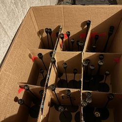 Black Candle Stick Holders