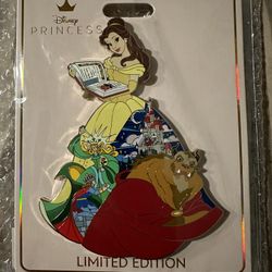 Disney D23 WDI Belle Princess Dress Pin LE 400